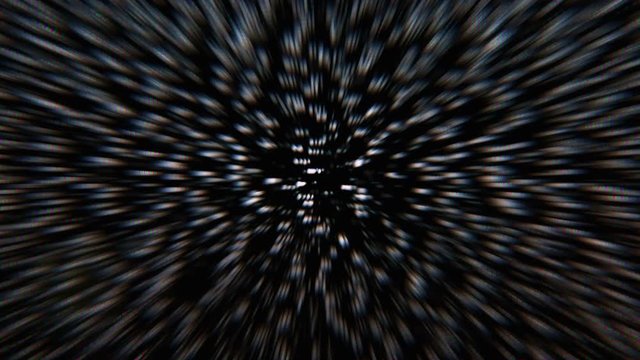Abstract Visual of Flashing Stopmotion Monochrome Blured Lines. Star Traffic. 4K Animated Background Loop