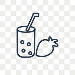Healthy Shakes vector icon isolated on transparent background, Healthy Shakes logo design