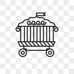 Zoo On Wheels vector icon isolated on transparent background, Zoo On Wheels logo design