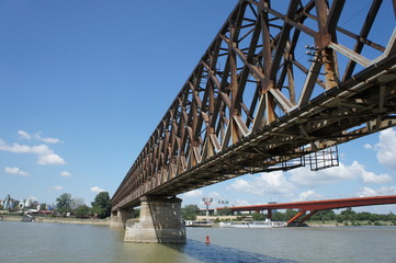Old bridge in Belgrade
