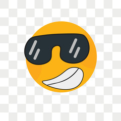 Hypnotized smile vector icon isolated on transparent background, Hypnotized smile logo design