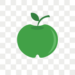Apple vector icon isolated on transparent background, Apple logo design