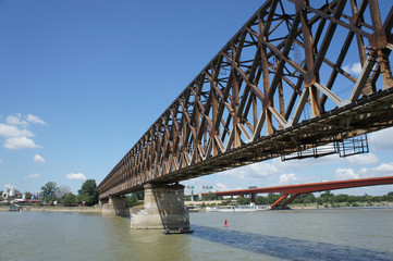 Old bridge in Belgrade
