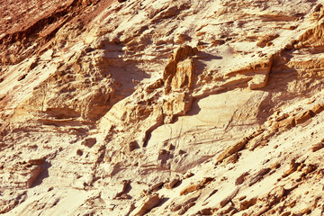 Sandy rocks, natural outdoor background