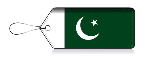 Pakistani emoji flag, Label of  Product made in Pakistan © VectorPart