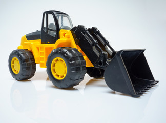Toy Front Loader Closeup