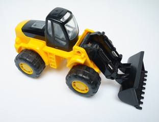 Toy Front Loader Closeup