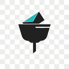 Mail Funneling vector icon isolated on transparent background, Mail Funneling logo design