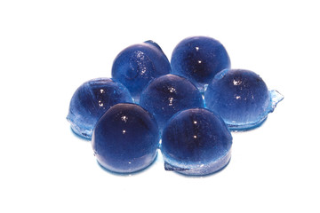 ice cubes isolated on white background