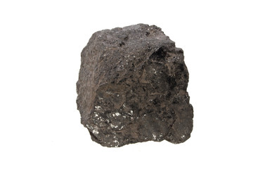 coal isolated on white background