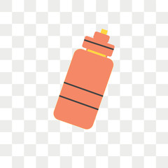 Canteen vector icon isolated on transparent background, Canteen logo design