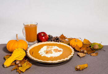 Pumpkin Pie Fall Food