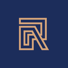 Letter R logo