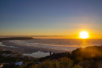 Fototapeta premium Windy Beach Sunset