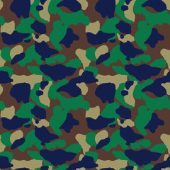 Camouflage pattern. Seamless. Military background. Soldier camou