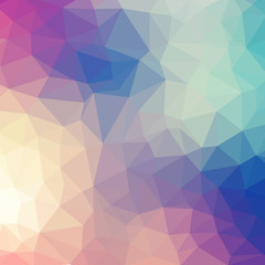Fototapeta premium Geometric Polygon background design. Vector Illustration backgro