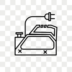 Planer vector icon isolated on transparent background, Planer logo design
