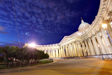 Fototapeta premium Kazan cathedral in Saint Petersburg, Russia