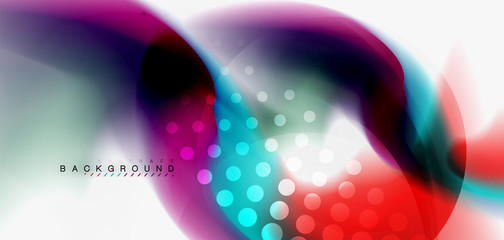 Fluid flowing wave abstract background