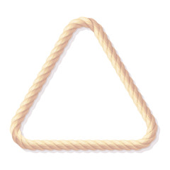 vector realistic rope frame