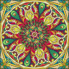 vector seamless mandala