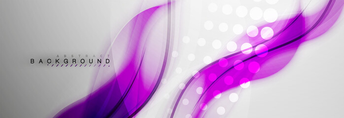 Smooth blur wave background