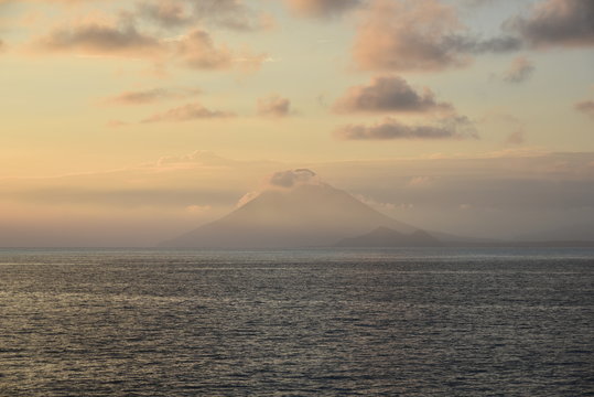 sunset at kaimon