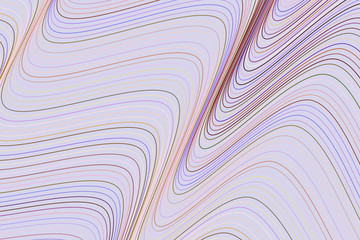 Color abstract line, curve & wave geometric pattern generative art background. Template, digital, details & backdrop.