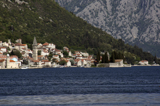 Perast in Boka Kotorska bay