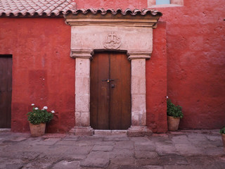 House in Santa Catalina Monastery in Arequipa, Peru