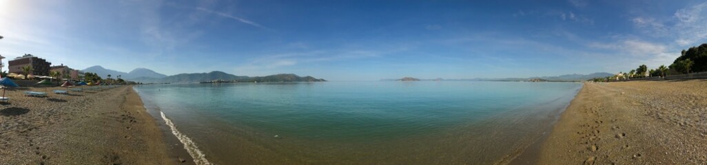 panorama of the lake