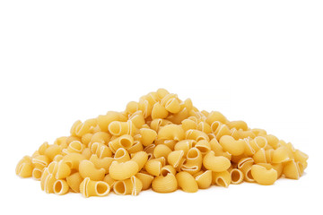 Italian pasta isolated on white