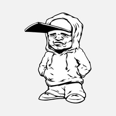 Urban man. Sport style. Vector illustration, eps 10.