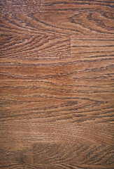 Dark brown natural wooden background. Panels decorative texture.