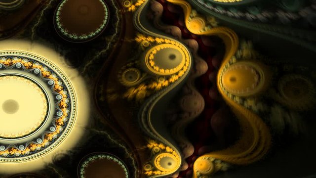 fractal abstract mathematics computer generated rendering animation loop