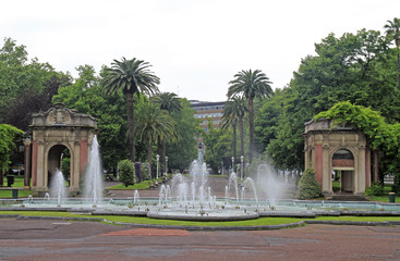 Fountain in the Dona Casilda park, Bilbao