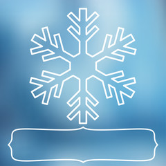 Snowflake frame