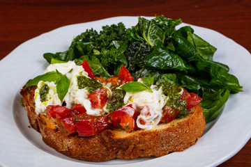 Bruschetta with tomato