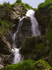 Fototapeta na wymiar france alps provence haute-alpes le champsaur nr.gap waterfall