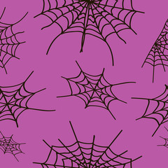 halloween cobweb with a violet color