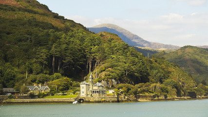 barmouth west wales mawddach estuary uk