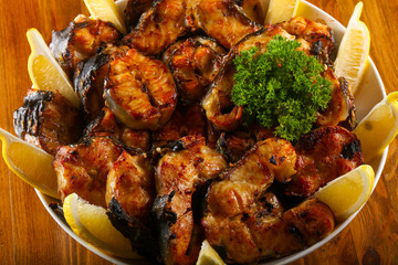 Grilled stergeon