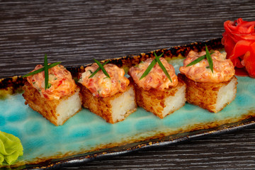 Crispy rice roll