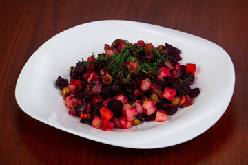 Vinaigrette - Russian vegetarian salad