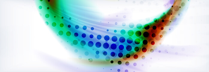 Background abstract holographic fluid colors wave design
