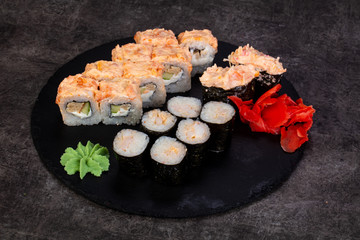 Japanese sushi set