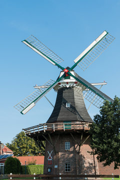 Klaashensche Mühle in Schweindorf in Ostfriesland