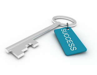 a key with word success