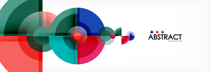 Circle abstract background