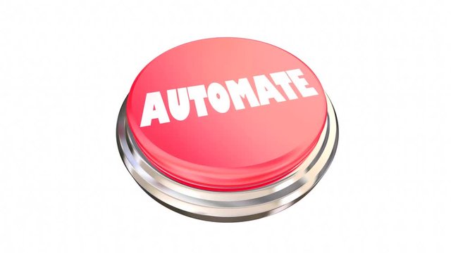 Automate Simplify Easy Process Automation Button 3d Animation